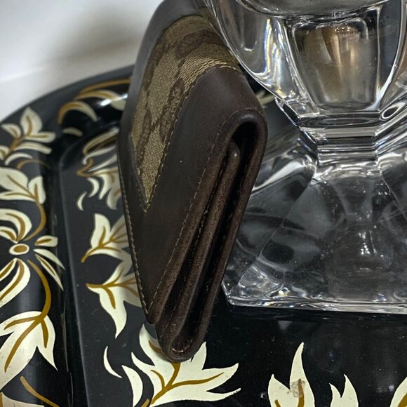 Gucci GG Monogram Leather Key Case Trifold - Picture 4 of 8